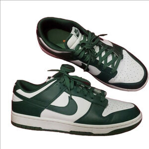 Nike dunk low green and white colourway 9.5